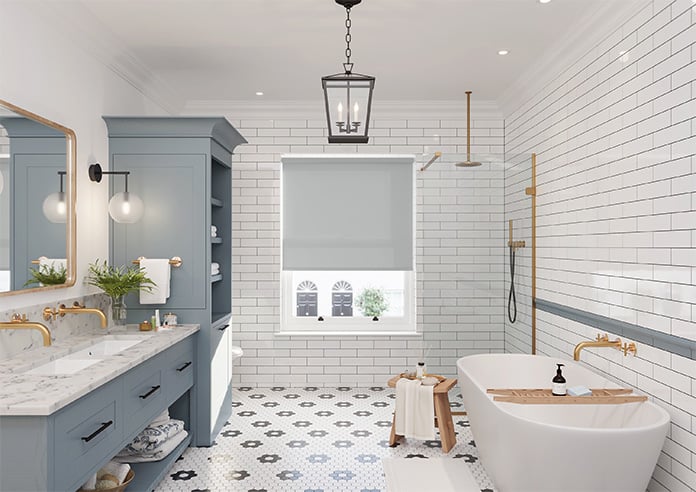 Verona, Steel Grey - Motorised Roller Blind - Image 8